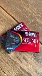 2x cassettebandje 90 minuten, BASF/EMTEC, Cd's en Dvd's, Cassettebandjes, 2 t/m 25 bandjes, Overige genres, Ophalen of Verzenden