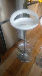 Barkrukken, Huis en Inrichting, Barkrukken, Ophalen, Gebruikt, 60 tot 90 cm, Met voetsteun