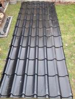 Dakpanplaten 330x120 - 3 stuks, Gebruikt, Zwart, 15 m² of meer, Metaal