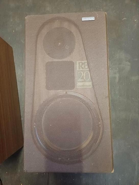 Set Goodmans speakers, Audio, Tv en Foto, Luidsprekers, Gebruikt, Front, Rear of Stereo speakers, 120 watt of meer, Overige merken