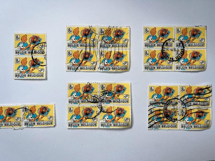 1979 KUIFJE België Tintin 20 postzegels Gestempeld, Postzegels en Munten, Postzegels | Europa | België, Gestempeld, Ophalen of Verzenden