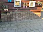 150 bonte terrastegels 20x20x6cm, Ophalen, Gebruikt, 10 m² of meer, Beton