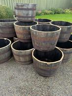 Bloembak Plantenbak boom, Ophalen, Zo goed als nieuw, Rond, Hout