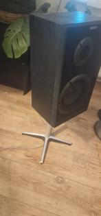 Sony vintage speakers met originele stand, Audio, Tv en Foto, Luidsprekers, Ophalen, Zo goed als nieuw, Front, Rear of Stereo speakers