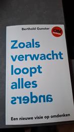 Zoals verwacht loopt alles anders - Berthold Gunster, Boeken, Ophalen of Verzenden, Gelezen, Berthold Gunster