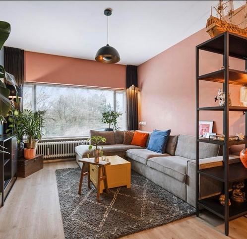 Vloerkleed grijs geruit 160x230cm, Huis en Inrichting, Stoffering | Vloerbedekking, Zo goed als nieuw, Tapijt, Grijs, minder dan 10 m²