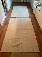 Geweven vloerkleden beige met zwart streepje, Ophalen of Verzenden, Zo goed als nieuw, Beige, Rechthoekig