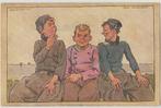 1943 willy sluiter jong volendam tieners ansicht, Ophalen of Verzenden, 1940 tot 1960, Gelopen, Overige thema's