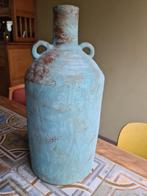 Mint groene bohemian decoratieve vaas. Puntgaaf en zwaar, Huis en Inrichting, Woonaccessoires | Vazen, Ophalen, Minder dan 50 cm