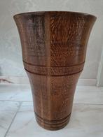 Donker eikenhouten paraplubak. Hoogte 45,5 cm., Ophalen of Verzenden, Zo goed als nieuw, Hout