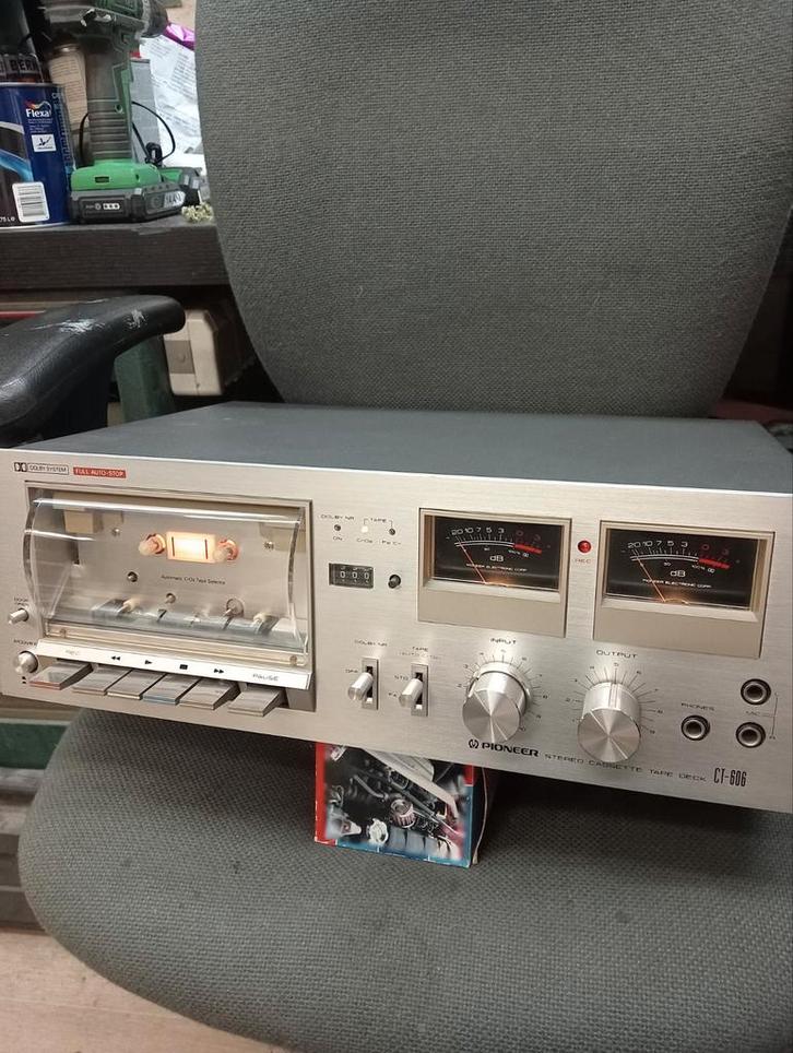 Pioneer CT606 cassettedeck te koop of te ruil., Audio, Tv en Foto, Cassettedecks, Overige merken, Ophalen of Verzenden