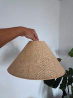 Vintage jute lampenkap zware kwaliteit, Ophalen of Verzenden, Zo goed als nieuw, Rond, Minder dan 25 cm