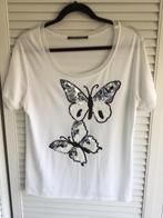 Sem Per Lei T-shirt, mt.42, Verzenden, Wit, Maat 42/44 (L), Zo goed als nieuw