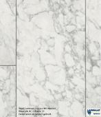 Tegel Laminaat Carrara Wit Marmer 10mm dik AC-5 Klasse 33, Nieuw, 10mm dik Tegel laminaat Marmer wit, 75 m² of meer, Laminaat