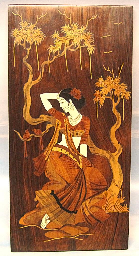 Marquetry India, Antiek en Kunst, Ophalen of Verzenden
