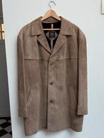 Suede lammy lange overjas – maat 58 XL – uitneembare voering, Kleding | Heren, Jassen | Winter, Bruin, Ophalen of Verzenden, Zo goed als nieuw