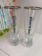 Pure Blonde Jupiler bierglazen set van 6 glazen, Verzamelen, Ophalen of Verzenden, Nieuw, Glas of Glazen, Jupiler