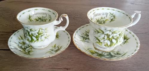 Royal Albert FLOWERS OF THE MONTH. KOP&SCHOTELS Klik RK adv, Antiek en Kunst, Antiek | Porselein, Ophalen of Verzenden