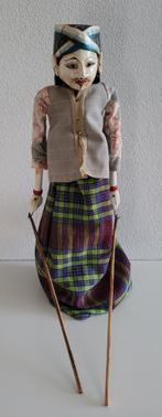 Mooie indonesische wajangpop, Antiek en Kunst, Ophalen of Verzenden