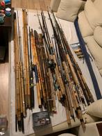 Grote partij hengels roofvis karper witvis en antiek, Watersport en Boten, Ophalen, Zo goed als nieuw