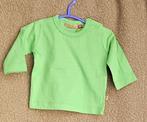 shirt appelgroen, Kinderen en Baby's, Babykleding | Maat 56, Ophalen of Verzenden, Nieuw, Jongetje of Meisje, Shirtje of Longsleeve