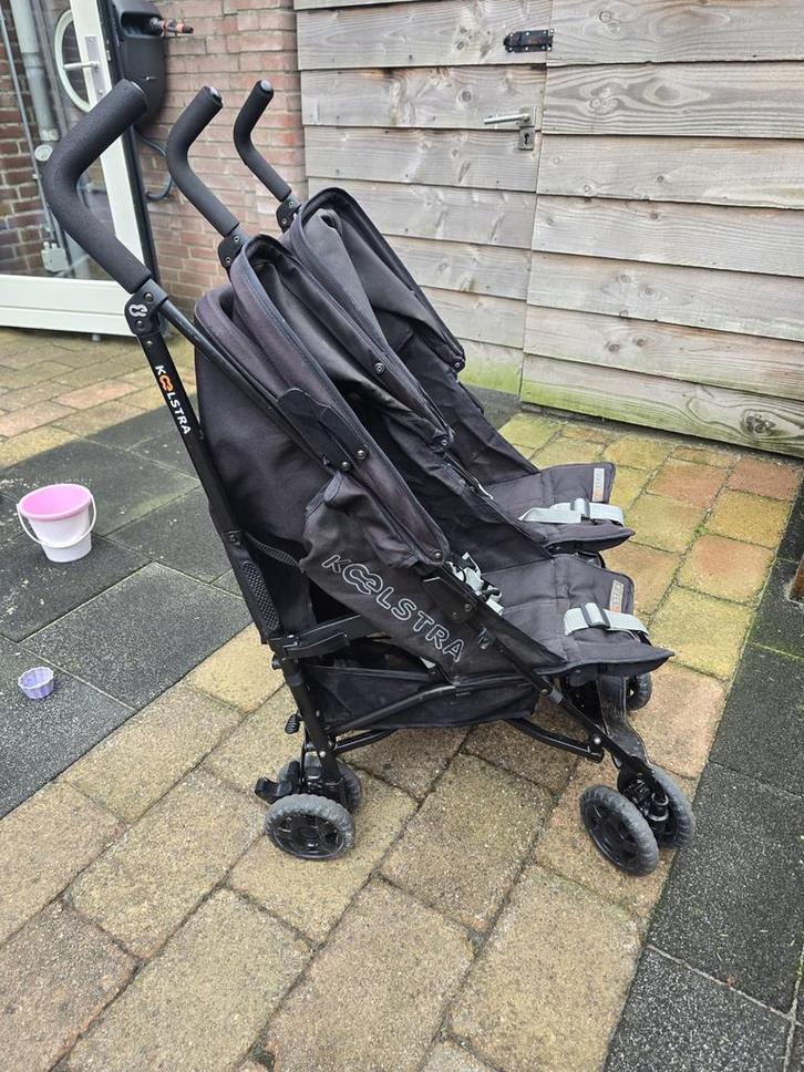 Koelstra Tweelingbuggy - Gebruikt., Kinderen en Baby's, Buggy's, Gebruikt, Koelstra, Duomodel, Ophalen