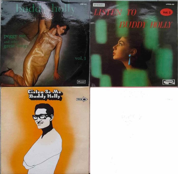 Divertse Buddy Holly LPs uit verzameling zie afbeeldingen, Cd's en Dvd's, Vinyl | Pop, Gebruikt, 1960 tot 1980, 12 inch, Ophalen of Verzenden