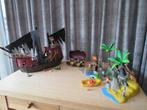 playmobil spookship 4806, kanonnenshelp 4802 en extra's, Ophalen of Verzenden, Zo goed als nieuw, Complete set