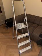 Stuc/klus ladder - 145cm, Doe-het-zelf en Verbouw, Ladders en Trappen, Gebruikt, Ophalen of Verzenden, Ladder, Opvouwbaar of Inschuifbaar