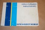 Peugeot 309 - Instructieboekje - 1985, Auto diversen, Handleidingen en Instructieboekjes, Ophalen of Verzenden