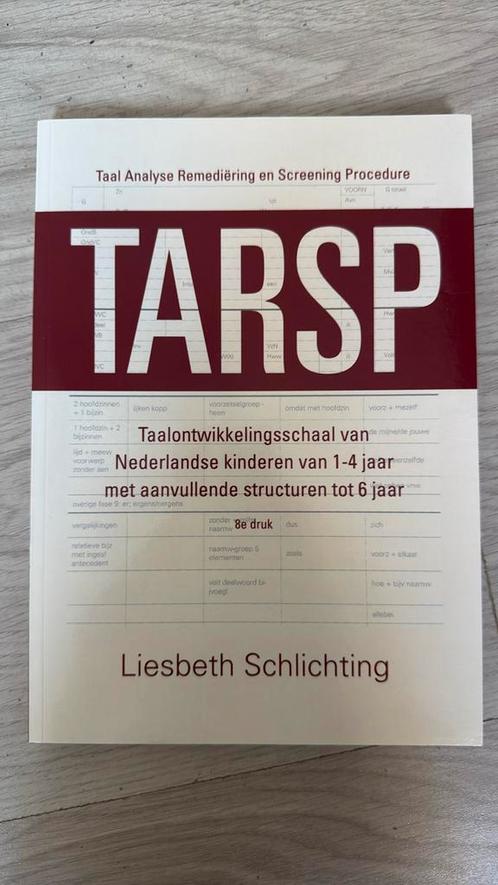 TARSP - Taal Analyse Remediëring en Screening Procedure, Boeken, Wetenschap, Zo goed als nieuw, Ophalen of Verzenden