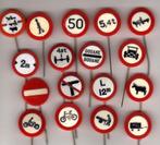 17 speldjes verkeersborden rond verbod (A9), Verzenden, Gebruikt, Overige onderwerpen