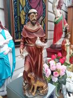 Franciscusbeeldje Met vogels en Hond. Hoogte30 cm, Antiek en Kunst, Ophalen of Verzenden