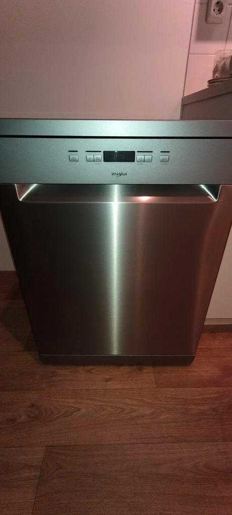 Whirlpool rvs vaatwasser, als nieuw, Witgoed en Apparatuur, Vaatwasmachines, Ophalen