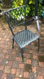 Faux bambo gietijzeren tuinstoelen 6x, Antiek en Kunst, Ophalen