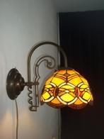 Vintage Art Nouveau Tiffany Wandlamp diam. kap 20 cm, Antiek en Kunst, Antiek | Lampen, Ophalen