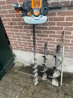 Benzine grondboor, Ophalen of Verzenden, Zo goed als nieuw, 600 watt of meer, Boor- en/of Breekhamer