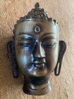 Bronzen Boeddha hoofd, Antiek en Kunst, Ophalen of Verzenden