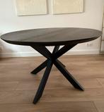 Moderne Ronde Zwarte Houten Eettafel – Zeer gewild!, Huis en Inrichting, Tafels | Eettafels, Ophalen, Rond, Zo goed als nieuw