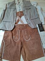 Lederhose 52 overhemd gilet kousen oktoberfeest Tiroler, Ophalen, Zo goed als nieuw, Maat 52/54 (L), Overige thema's
