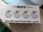 Nieuw in doos 4 solar lampen Hyundai, Zonne-energie, Minder dan 50 watt, Wandlamp, Nieuw