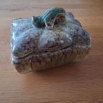 Keramische pompoen bewaardoos, Antiek en Kunst, Antiek | Keramiek en Aardewerk, Ophalen of Verzenden