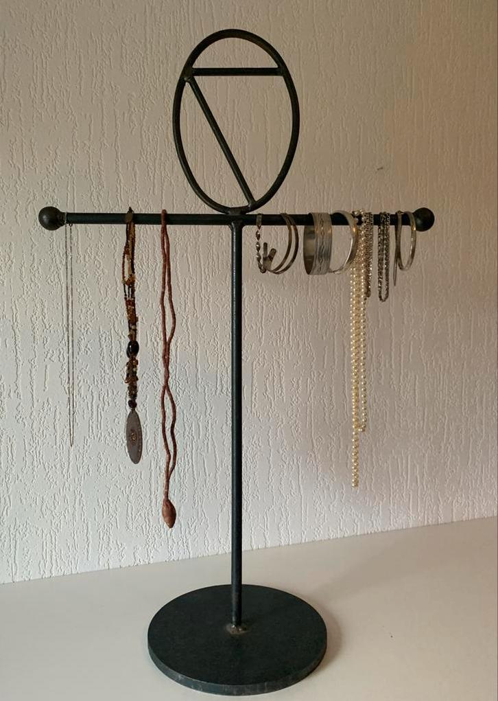 Vintage Sieraden Standaard Metaal, Huis en Inrichting, Woonaccessoires | Kapstokken, Gebruikt, Overige typen, Minder dan 100 cm