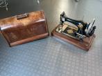 Antieke Singer Naaimachine met Houten Kap, Antiek en Kunst, Ophalen