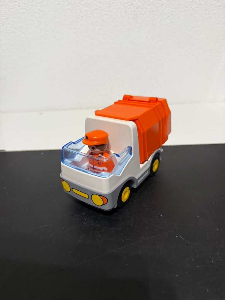 Vuilniswagen playmobil 123, Kinderen en Baby's, Speelgoed | Playmobil, Ophalen of Verzenden, Zo goed als nieuw, Los playmobil