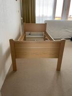 Ledikant 90x200 met Auping Spiraalbodem, Huis en Inrichting, Ophalen, 90 cm, Eenpersoons, Beige