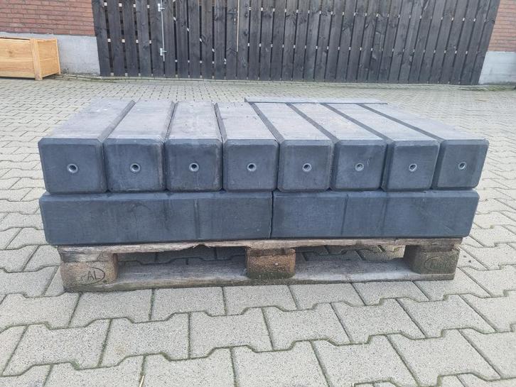 Betonpoer sokkel Antraciet | 150x150 & 200x200, Tuin en Terras, Overkappingen, Nieuw, Overige typen, Ophalen of Verzenden