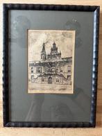 Leiden Stadhuis 1929 Marinus Jansen, Antiek en Kunst, Ophalen of Verzenden