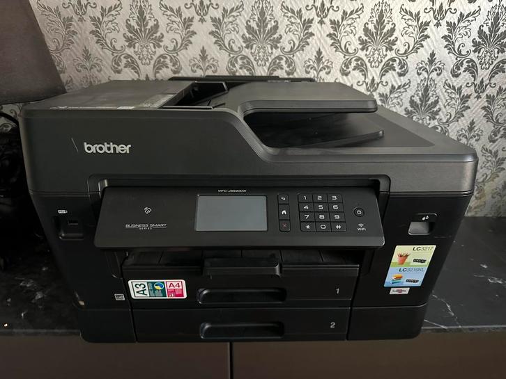 Brother MFC-J6930dw, Computers en Software, Printers, Gebruikt, All-in-one, Inkjetprinter, Faxen, Kleur printen, Kopieren, Mailen
