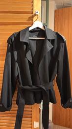 Dunne trenchcoat van stradivarius zwart, Verzenden, Zo goed als nieuw, Zwart